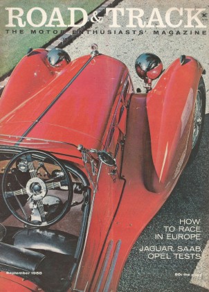 ROAD & TRACK 1958 SEPT - TOP NINE AMERICAN DRIVERS